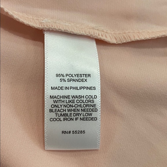 Express Light Pink Ruffle Blouse - Picture 5 of 5